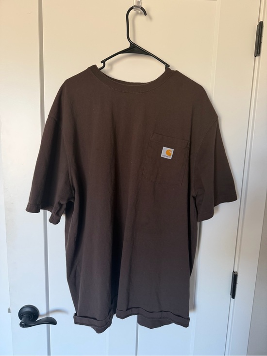 Carhartt Other - Carhartt Dark Brown Short-Sleeve Pocket Tee